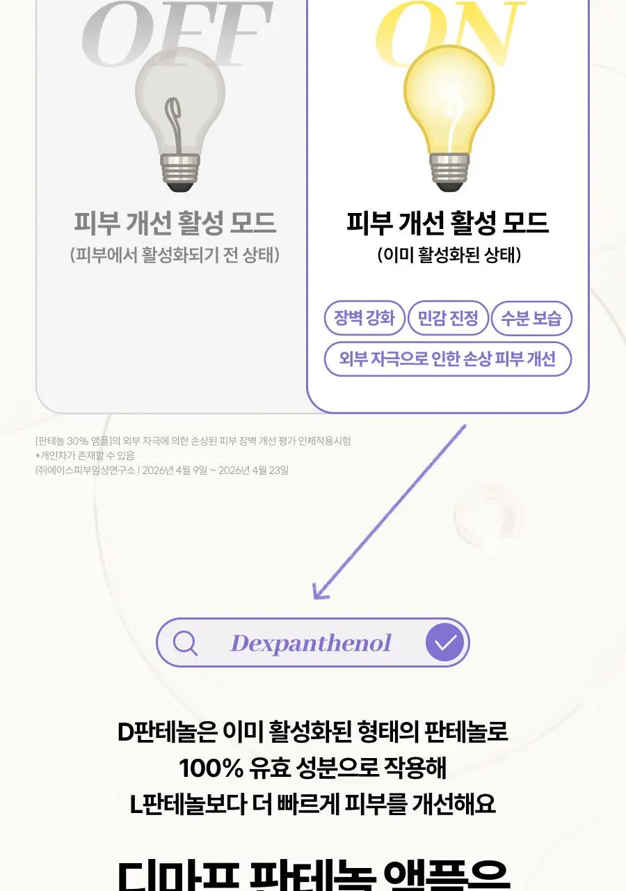 [꿀광앰플] 디마프 판테놀 30% 앰플 60ml 상세페이지 13